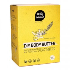Hello Simple DIY Set Body Butter Pfefferminz-Lavendel  Набор &amp;quot;Сделай сам&amp;quot; Масло для тела Мята Лаванда