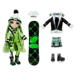MGA Rainbow High Fashion Winter Break Doll- Jade Hunter (Green) Кукла Rainbow High Fashion Winter Break