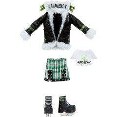 MGA Rainbow High Fashion Winter Break Doll- Jade Hunter (Green) Кукла Rainbow High Fashion Winter Break