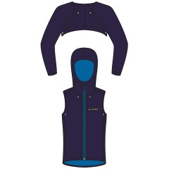 VAUDE Kinder 2in1 Softshelljacke MUNTJAC mit abnehmbaren Armeln Детская куртка софтшелл 2в1 MUNTJAC со съемными рукавами