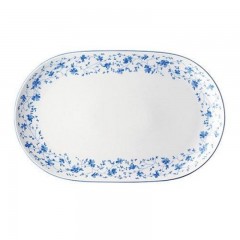 Arzberg Arzberg Form 1382 Blaubluten Platte oval 32 cm Arzberg form 1382 тарелка с синими цветами овальная 32 см