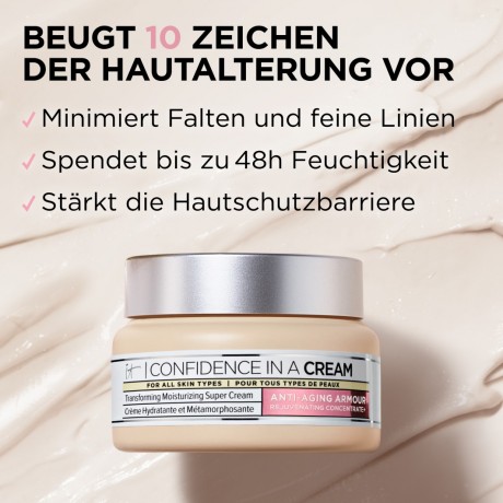 IT Cosmetics Confidence in a Cream Supercharged Anti-Aging Creme Уверенность в креме Суперзаряженный антивозрастной крем