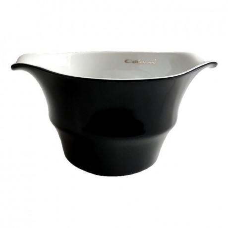 Luigi Colani Luigi Colani Porzellan Ab ovo Black & White Muslischale mit 2 Griffen black 0,40 L Luigi Colani Миска для хлопьев Ab ovo Black & White фарфоровая с 2 ручками черная 0,40 л