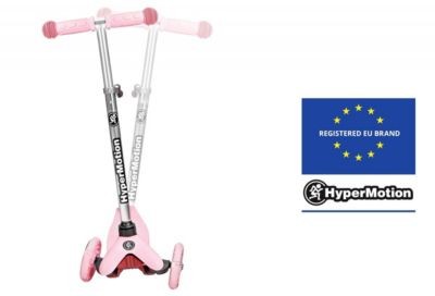 HyperMotion Balance-Roller Dreirad fur Kinder 3-5 Jahre in Rosa Трехколесный самокат для детей 3-5 лет в розовом цвете