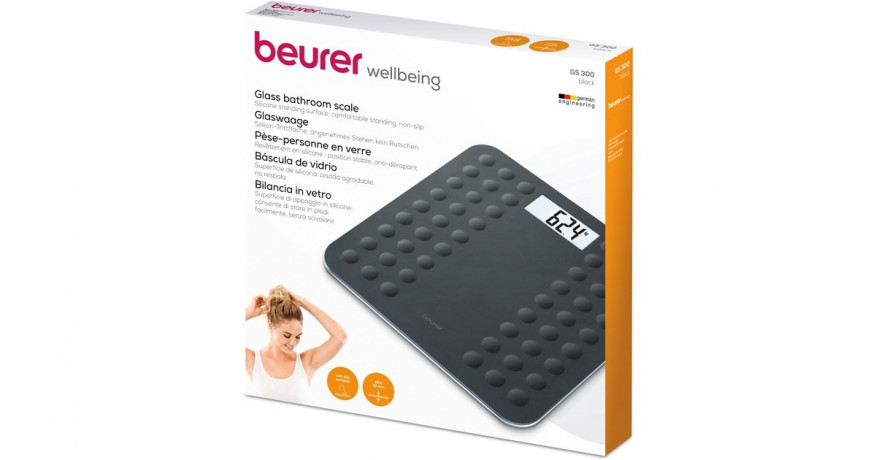 Beurer Beurer GS 300, Waage schwarz  schwarz Beurer GS 300, шкала черная