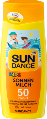 SUNDANCE Sonnenmilch Солнцезащитное молочко Kids LSF 50, 200 мл