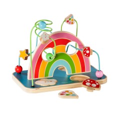 howa Motorikspielzeug Motorikschleife mit Puzzle „my rainbow“ Игрушка на моторику Петля на моторику с пазлом &amp;quot;Моя радуга&amp;quot;