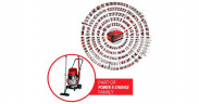 Einhell Einhell Nass-/Trockensauger TE-VC 36/30 Li rot/silber, ohne Akku und Ladegerat  rot/silber Пылесос Einhell для сухой и влажной уборки TE-VC 36/30 Li красный/серебристый, без аккумулятора и зарядного устройства