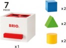 BRIO 7-tlg. Holz Sortier-Box 7 шт. деревянный сортировочный ящик
