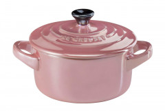 Le Creuset LE CREUSET Mini-Cocotte Rose Quartz Metal METALLICS rosa LE CREUSET Mini Cocotte Розовый кварц Металл МЕТАЛЛИКИ