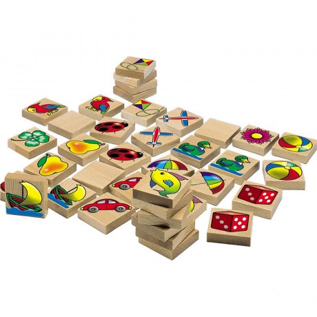 Eichhorn Bilder-Memo-Spiel aus Holz Игра на память с деревянными картинками