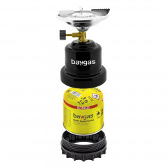 baygas baygas Gaskocher Baygas Campingkocher Metallkorper Schwarz,1- Flammig fur Outdoor  Газовая плита Baygas Походная печь Baygas металлический корпус черный, 1 плая, для использования на открытом воздухе