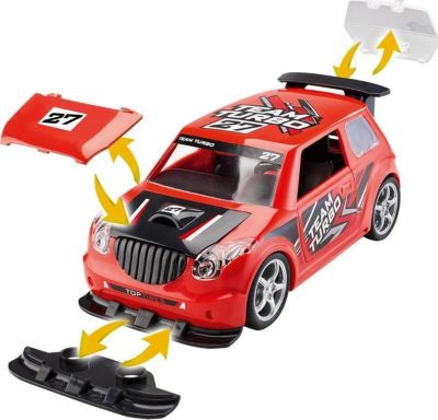 Revell Rennwagen mit Ruckziehmotor Rallye Car Гоночный автомобиль с двухтактным раллийным автомобилем