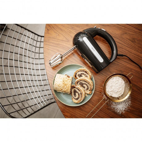 Camry Camry Handmixer CR 4218, 300,00 W, mit Knethaken und Ruhrbesen, 5 Geschwindigkeiten, schwarz Ручной миксер Camry CR 4218, 300,00 Вт, с крюком для теста и венчиком, 5 скоростей, черный