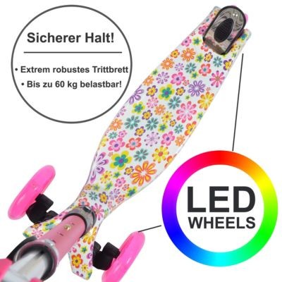 APOLLO LED Kinderscooter Kids Whiz Светодиодный детский самокат Kids Whiz