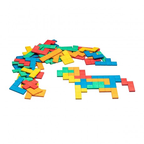 Wissner aktiv lernen Pentominos in 5 Farben (60 Stuck) Пентамино 5 цветов (60 штук)