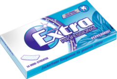 EXTRA Professional Peppermint Жевательная резинка	 без сахара, 14 шт