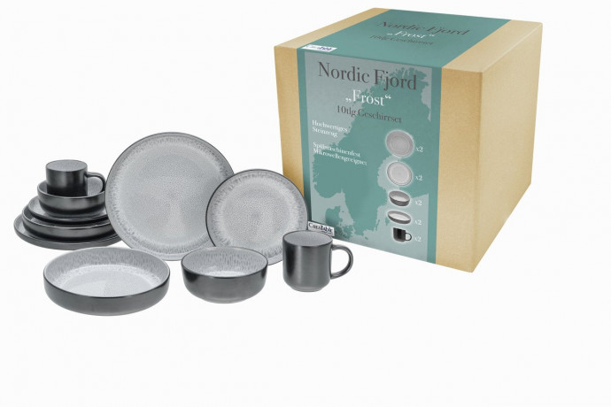 Creatable Creatable Kombiservice 10-tlg. Frost NORDIC FJORD  Создаваемый комбинированный сервиз 10 шт. Морозный СЕВЕРНЫЙ ФЬОРД