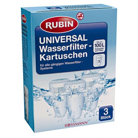 RUBIN Universal Wasserfilter - Kartuschen 3 шт.