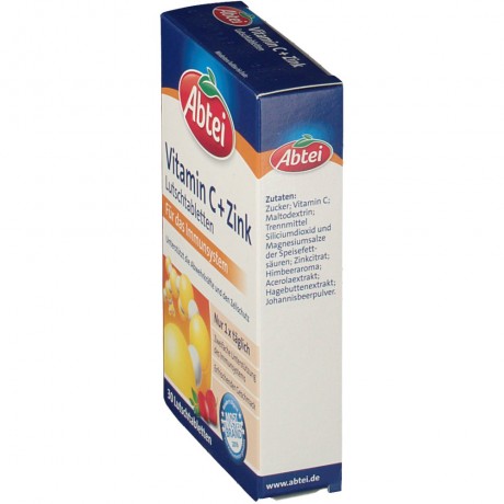 Abtei (Абтай) Vitamin C + Zink 30 шт