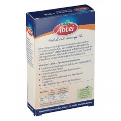Abtei (Абтай) Vitamin C + Zink 30 шт