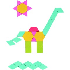 Lelin Holzspielzeug 250 Holzbausteine Mosaik Деревянные игрушки 250 деревянных блоков мозаика
