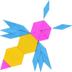 Lelin Holzspielzeug 250 Holzbausteine Mosaik Деревянные игрушки 250 деревянных блоков мозаика
