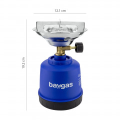 baygas baygas Gaskocher Baygas Campingkocher,Kunststoffkorper Blau,1- Flammig Gasherd–Kochfeld  Газовая плита Baygas Походная плита Baygas, пластиковый корпус синий, газовая плита с 1 пламенем