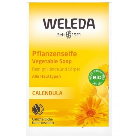 Weleda Calendula Pflanzenseife Растительное мыло с календулой
