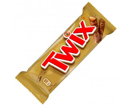 Twix (Твикс) Шоколадные батончики 25 штук x 50 г, 1250 грамм