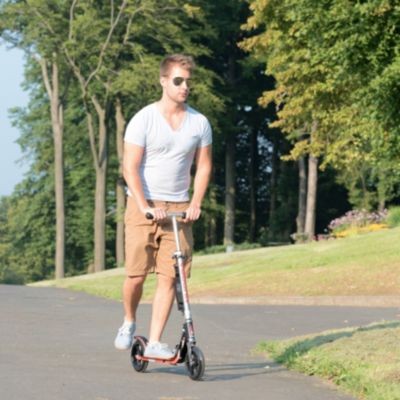 HUDORA Scooter HUDORA Big Wheel 205 RX Pro schwarz\/rot Самокат HUDORA Big Wheel 205 RX Pro черный/красный