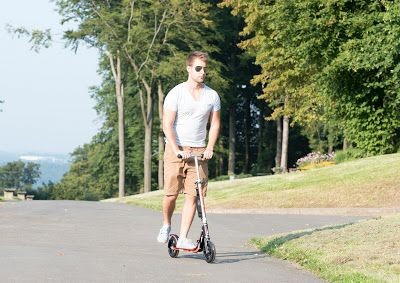 HUDORA Scooter HUDORA Big Wheel 205 RX Pro schwarz\/rot Самокат HUDORA Big Wheel 205 RX Pro черный/красный