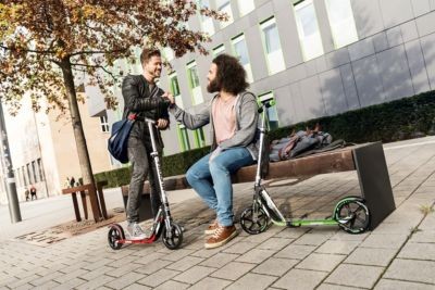 HUDORA Scooter HUDORA Big Wheel 205 RX Pro schwarz\/rot Самокат HUDORA Big Wheel 205 RX Pro черный/красный