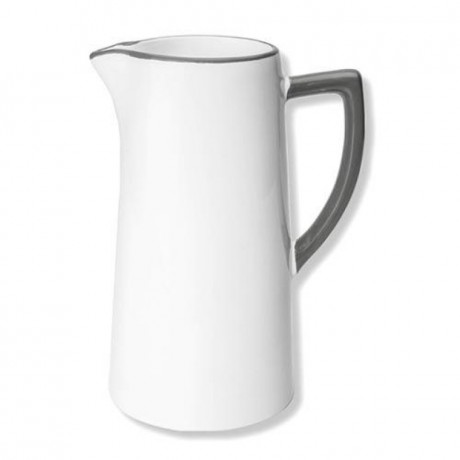 Gmundner Keramik Gmundner Keramik Grauer Rand Wasserkrug 1,2 L Керамический кувшин для воды с серым ободком Gmundner 1,2 л