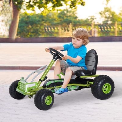 HOMCOM Tretauto mit Handbremse Педальный автомобиль с ручным тормозом