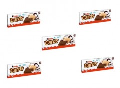 Kinder Cards 128g, 5x10 Stuck Киндер Кардс Вафли Набор 5 уп. x 10 шт. 