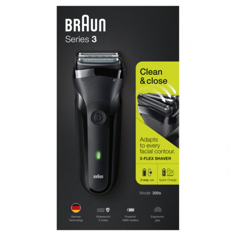 Braun Elektrischer Rasierer quot;Series 3 300Squot; in Schwarz  Электробритва &quot;Серия 3 300S&quot; в черном