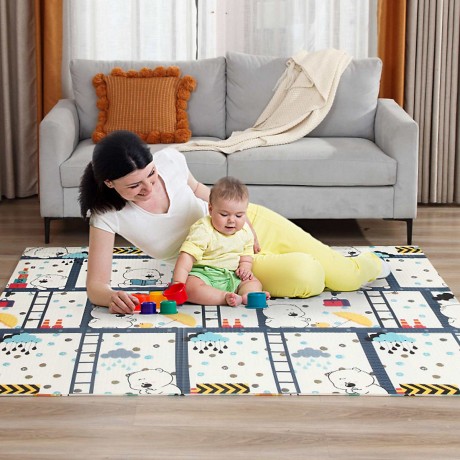 Baby Vivo Spielmatte Spielteppich doppelseitig Bar Игровой коврик игровой коврик двухсторонний перекладина