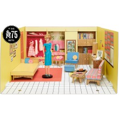 Mattel Barbie Signature 75th Anniversary Retro Dreamhouse Repro, НАБОР Барби коллекционная к 75-летию Маттел в ретро Доме мечты