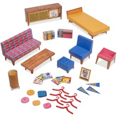 Mattel Barbie Signature 75th Anniversary Retro Dreamhouse Repro, НАБОР Барби коллекционная к 75-летию Маттел в ретро Доме мечты