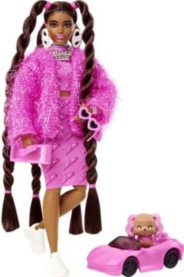 Mattel Barbie Extra Puppe mit 1980s Barbie Logo (brunett) Кукла Барби Экстра с логотипом Барби 1980-х (брюнетка)