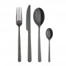 Sambonet Sambonet Linear - Edelstahl / PVD schwarz Besteckset 24-tlg. Vollheft / Monoblock Sambonet Linear - набор столовых приборов из нержавеющей стали / PVD черного цвета, 24 предм. Полный буклет/моноблок