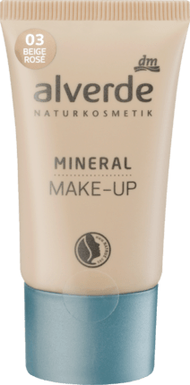 alverde NATURKOSMETIK Mineral Make-up beige rosé 03, 30 ml Минеральный тональный крем бежево-розовый 03, 30 мл