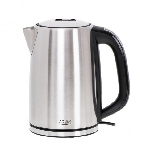 Adler Adler Wasserkocher AD 1340, Edelstahl 1,7L Einstellbar Temperaturregelung Temperaturanzeige silber  Чайник Adler AD 1340, нержавеющая сталь, 1,7 л, регулировка температуры, дисплей температуры, серебро.