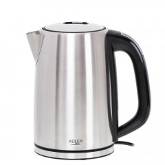 Adler Adler Wasserkocher AD 1340, Edelstahl 1,7L Einstellbar Temperaturregelung Temperaturanzeige silber  Чайник Adler AD 1340, нержавеющая сталь, 1,7 л, регулировка температуры, дисплей температуры, серебро.