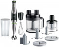Braun Braun Stabmixer MQ 9195XLI MultiQuick 9, 1200 W, Schneebesen, Kuchenmaschinen Aufsatz, Zerkleinerer, 600 ml Mixbecher Ручной блендер Braun MQ 9195XLI MultiQuick 9, 1200 Вт, венчик, насадка для тортовницы, измельчитель, чаша для смешивания 600 мл