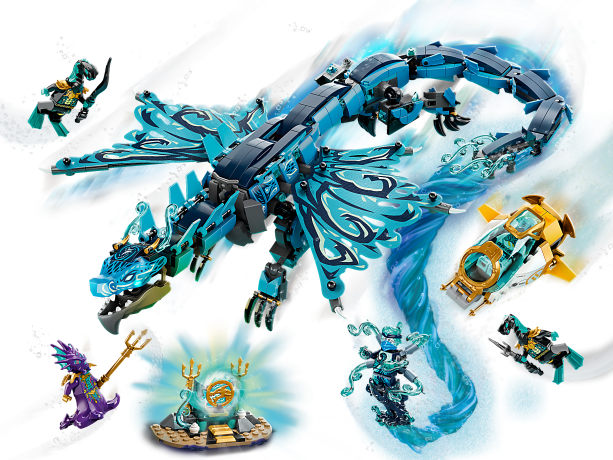 Lego Wasserdrache водный Дракон