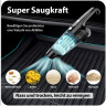Tisoutec Tisoutec Akku-Handstaubsauger Akku Handstaubsauger,12000Pa USB aufladbar Tragbar Leicht Mini, Staubsauger,6000mAh Auto-Staubsauger,Nass Trocken Handsauger Беспроводной ручной пылесос Tisoutec, 12000 Па, перезаряжаемый через USB, портативный, ле