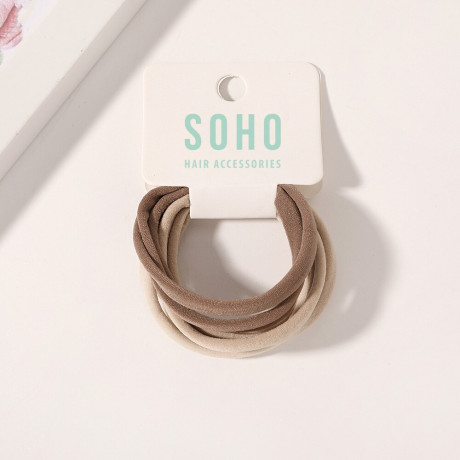 SOHO Alena Haargummis Beige mix Алена резинки для волос