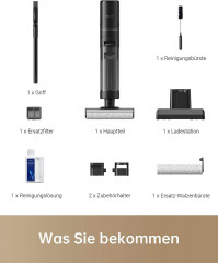 dreame dreame Nass-Trocken-Akkusauger Dreame H12 Pro;, 200 W, mit Selbstreinigungsfunktion  Аккумуляторный пылесос Dreame для влажной и сухой уборки Dreame H12 Pro;, 200 Вт, с функцией самоочистки